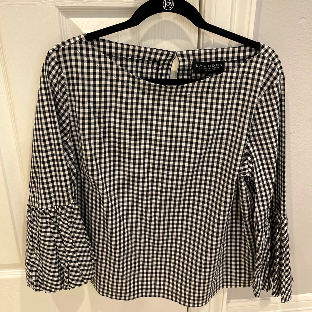 Laundry by Shelli Segal L cotton blouse